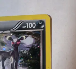 Pokemon TCG 2016. Umbreon Black Star Promo XY96 Cosmos Holo Promo Card LP - Image 3