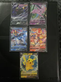 Pokemon TCG 2021-2023 Various Promo V Holo Cards Lot Of 5 - Pikachu V, Umbreon V - Image 1