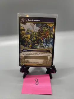 Landro’s Gift Loot Card Wow Trading Card Game UNSCRATCHED - Image 1