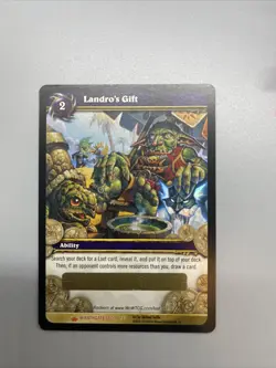 Landro’s Gift Loot Card Wow Trading Card Game UNSCRATCHED - Image 3