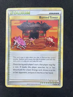 Pokemon Card - Burned Tower 71/90 - HGSS Undaunted - LP - Image 1