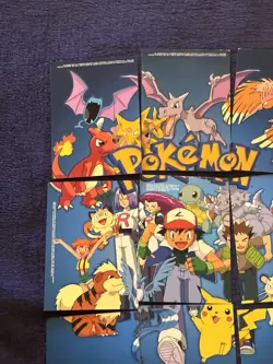 1999 Topps Pokemon 9-Card Complete Puzzle Set TV Animation Jesse James Oak +++ - Image 2