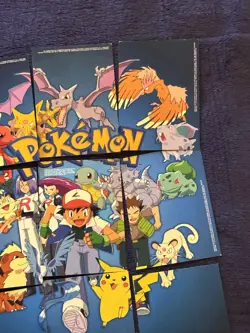 1999 Topps Pokemon 9-Card Complete Puzzle Set TV Animation Jesse James Oak +++ - Image 3