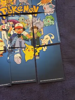 1999 Topps Pokemon 9-Card Complete Puzzle Set TV Animation Jesse James Oak +++ - Image 4