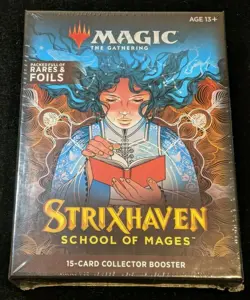 MTG Magic The Gathering Strixhaven School Of Mages 15 Card Collector Booster Box - Image 1