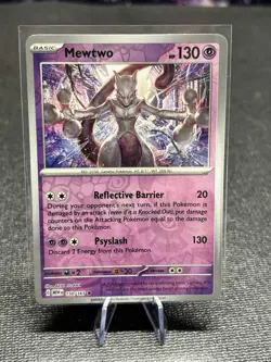 Mewtwo Reverse Holo NM 150/165 Scarlet & Violet 151 Pokemon Card - Image 1