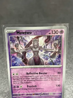 Mewtwo Reverse Holo NM 150/165 Scarlet & Violet 151 Pokemon Card - Image 2