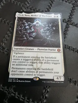 Magic: The Gathering MTG Elesh Norn, Mother Of Machines PROKC CARD - Image 2