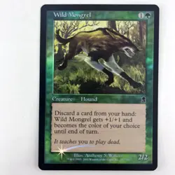 MTG Wild Mongrel Foil Odyssey Magic The Gathering TCG Card - Image 2