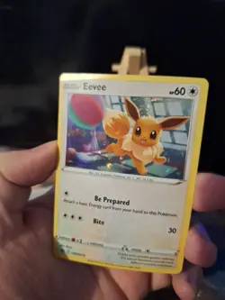 Eevee SWSH212 Sword & Shield Black Star Promo Holo Pokemon Card - Image 1