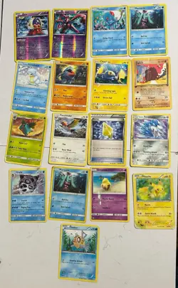 Damaged Pokemon Card Lot Mostly Vintage - Image 2