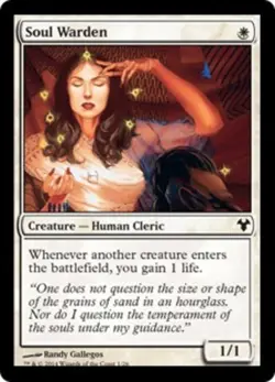 MTG magic cards 1x Soul Warden Modern Masters Event Deck Light Play, English - Image 1