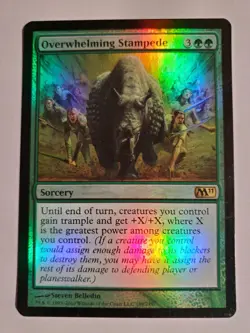 Overwhelming Stampede Core Set 2011 (M11) Foil - Image 1