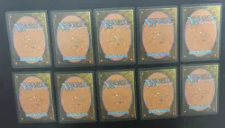 MTG 10X PORTUGUESE BLACK BORDERED ISLAND FBB MAGIC THE GATHERING BASIC LAND - Image 2