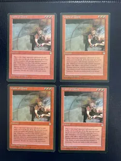 MTG 4X ICE AGE GAME OF CHAOS MAGIC THE GATHERING RARE ENCHANTMENT RED ENGLISH - Image 5