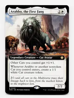Arahbo, the First Fang (Extended Art) - [Foundations] MTG ⚪ - Image 1