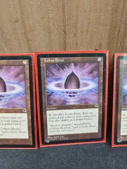 Lotus Petal (x4) - Good Condition - Magic the Gathering - Tempest - Image 3