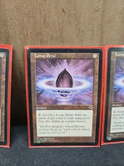 Lotus Petal (x4) - Good Condition - Magic the Gathering - Tempest - Image 4