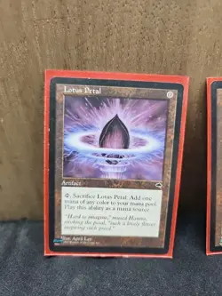 Lotus Petal (x4) - Good Condition - Magic the Gathering - Tempest - Image 5