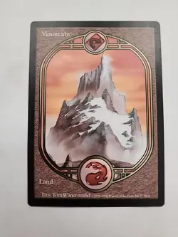 MTG Magic the Gathering Mountain Unglued Regular LP UGL - Image 1