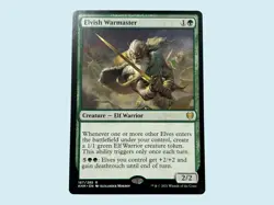 ELVISH WARMASTER, Kaldheim, Near Mint, Magic the Gathering MTG - Image 1
