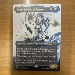 x1 Ezuri, Stalker of Spheres (317) - Showcase R MTG Phyrexia: All Will Be One M/ - Image 1
