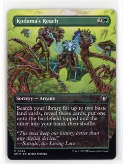 MtG CMM Kodama's Reach #649 Borderless Non-Foil - Image 1