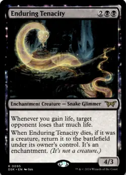 MTG Enduring Tenacity Normal NM Duskmourn: House of Horror Magic 95 - Image 1