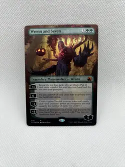1x Wrenn and Seven - Foil - Borderless Innistrad Midnight Hunt - Image 1