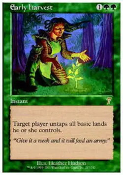 1x Early Harvest - 7th Edition - Near Mint, English - MTG! - Image 1