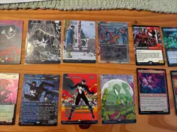MTG Magic the Gathering Spider - Man Lot Of 12 Borderless including Reanimate!! - Image 1
