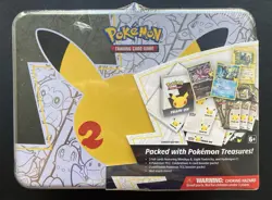 Pokemon Celebrations 25th Anniversary Collectors Chest Lunch Box Tin Sealed - Image 1