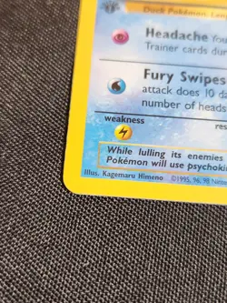1st Edition Psyduck 53/62 Pokemon TCG WOTC Base Set Fossil LP - Image 2