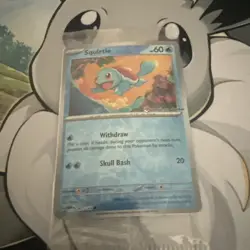 Pokemon Center Stamped Reverse Holo Squirtle Promo 007/165 Pokemon 151 Sealed - Image 1
