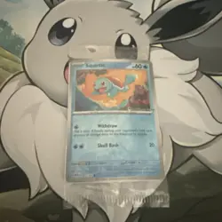Pokemon Center Stamped Reverse Holo Squirtle Promo 007/165 Pokemon 151 Sealed - Image 5
