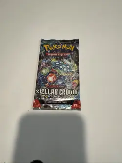 Pokemon TCG Stellar Crown Sleeved Booster Pack Sealed - Image 1