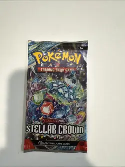 Pokemon TCG Stellar Crown Sleeved Booster Pack Sealed - Image 2