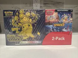 Pokemon Surging Sparks ETB + Booster Bundle Costco 2-pack Sealed - Image 1