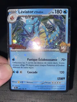 Carte Pokemon Leviator D’Ondine 049/182 STAFF Rivalites Destinees Francais - Image 3