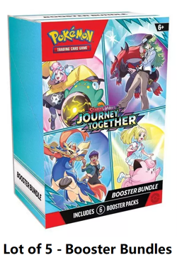 LOTs of 5 or 10 - Pokemon TCG Journey Together New ETB BB 3pk In Stock - Image 4