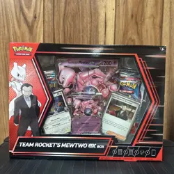 Pokemon TCG Team Rocket's Mewtwo ex Box IN HAND Free Shipping USA SELLER - Image 1