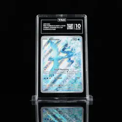 TAG 10 GEM MINT Pokemon 2025 ARTICUNO 161/159 Journey Together Illustration Rare - Image 1