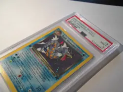 x1 2000 Pokemon Team Rocket 1st Edition Dark Gyarados Holo #8 PSA 9 Mint - Image 3