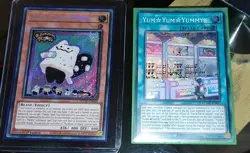 DOOD-EN024 Marshmao☆Yummy Secret Rare 1st Edition Yu-Gi-Oh! + Yum Yum Yummy foil - Image 1