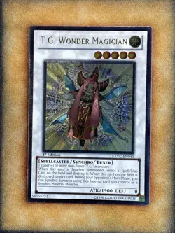 Yugioh T.G. Wonder Magician EXVC-EN040 Ultimate Rare 1st Ed NM - Image 1
