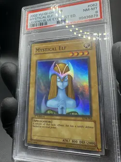 Yu-Gi-Oh! TCG Mystical Elf Legend of Blue Eyes White Dragon LOB-062 1st Edition - Image 3