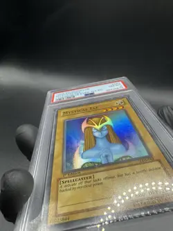 Yu-Gi-Oh! TCG Mystical Elf Legend of Blue Eyes White Dragon LOB-062 1st Edition - Image 4