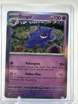 Pokemon TCG Gengar 094/165 2023 Scarlet & Violet 151 Holo Rare Card - NM - Image 2