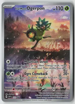 Teal Mask Ogerpon - 123 - SV: Scarlet & Violet Promo Cards Holofoil- PTCG - Image 1
