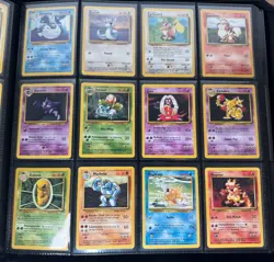 100% Complete Base Set Unlimitted Pokemon Cards 102/102 LP to NM - Image 3